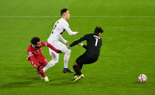 محمد صلاح يقود ليفربول بهدف نظيف أمام ميتييلاند في دوري ابطال اوروبا