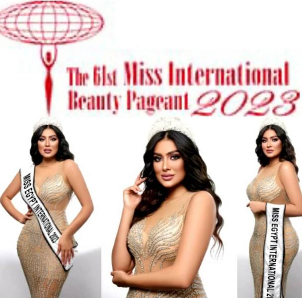 بعد تتويجها ملكة جمال مصر عالمياً.. رجاء الريس تستعد للمشاركة في مسابقة «Miss International» باليابان