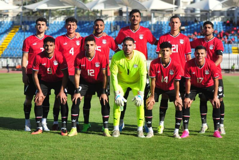 شوط سلبي بين منتخب مصر الأولمبى ضد الإمارات في بطولة غرب آسيا