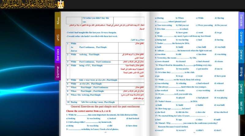 ملخصات ومفاهيم اللغة الإنجليزية لطلاب الثانوية العامة 2024 