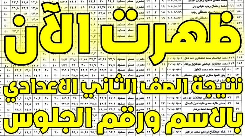  نتيجة الصف الثاني الاعدادي الترم الثاني 2024 