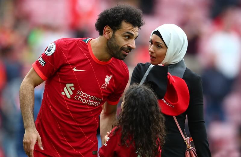 محمد صلاح وزوجته ماجي